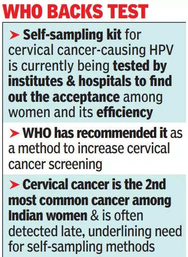 Cervical cancer self-sampling test kits could replace pap smears