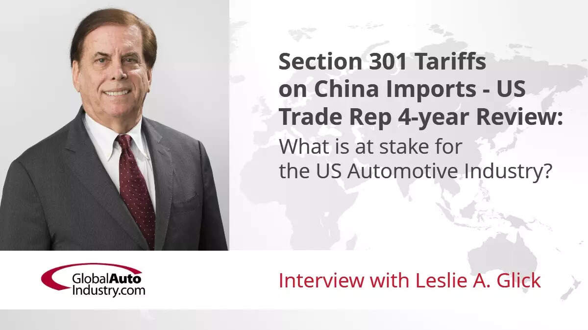 Audio Interview: U.S. Trade Representative 4-year review of Section 301 Tariffs on China Imports