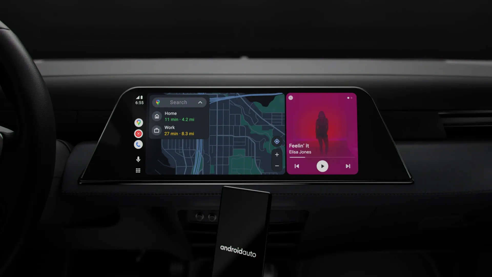  As per Google, Android Auto is compatible with all major car makers and the split screen layout is also adaptable to different screen sizes.