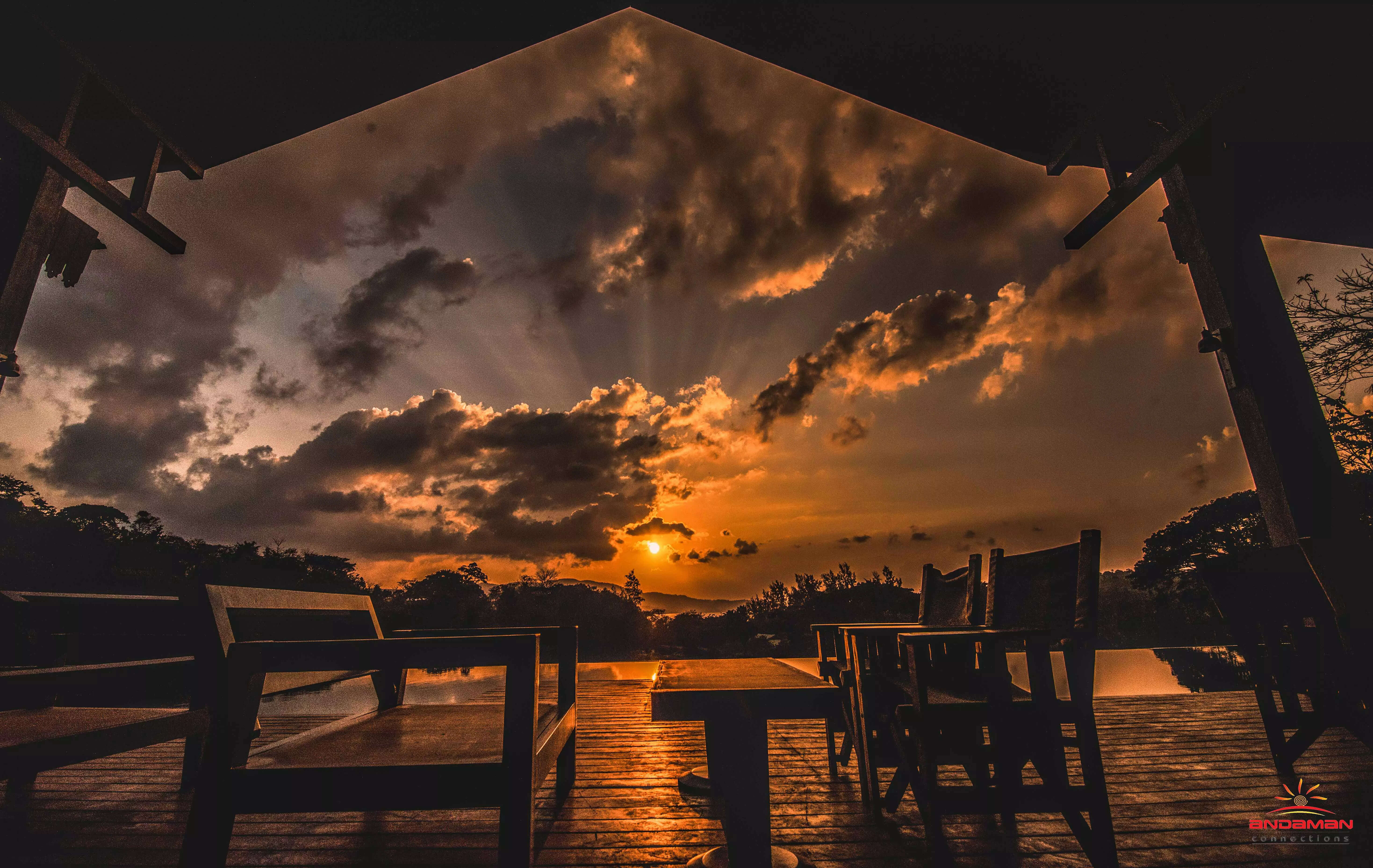  Stunning vistas from Symphony Samudra Beachside Jungle Resort and Spa in Port Blair.