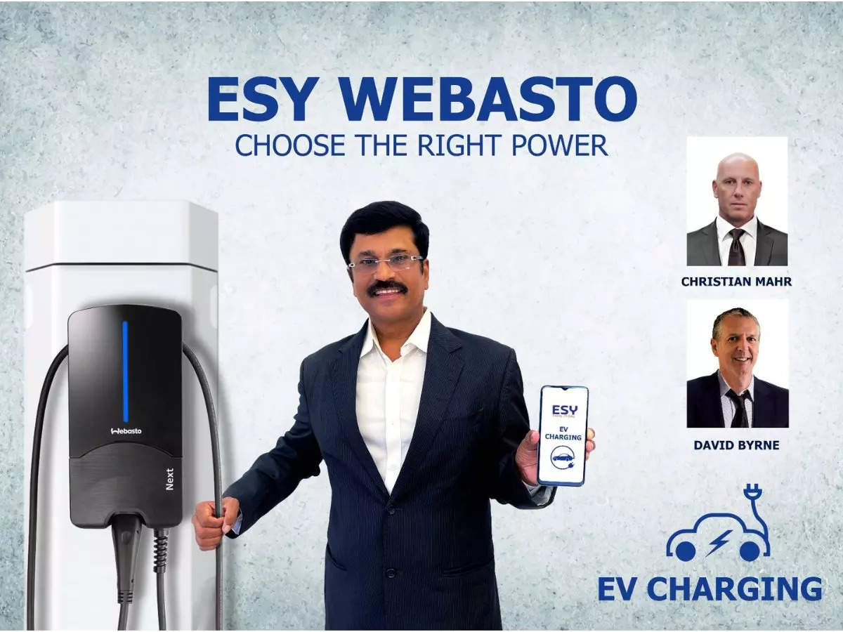 Webasto Charge Connect System: EV Charger Giant Webasto taps into the  growing EV Market with ESY India, ET Auto