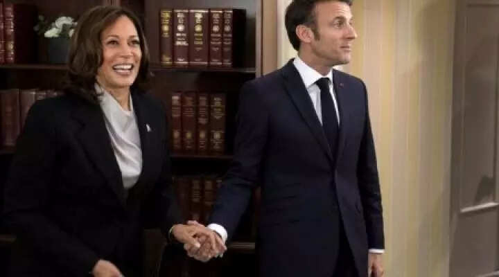  &quot;We are working hard,&quot; on the issue, Macron said before their meeting.