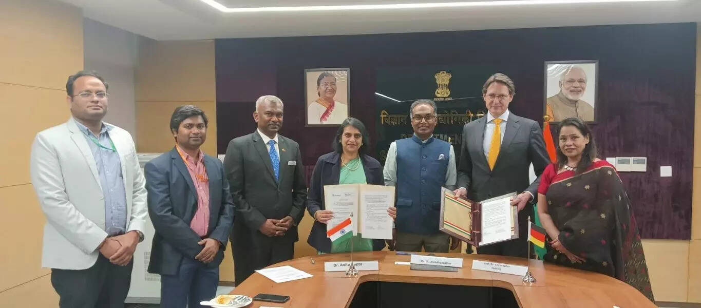  The LoI was signed by Dr Anita Gupta, Scientist G and Head, Energy Technologies Cell, DST and Prof. Dr Christopher Hebling, Director, Hydrogen Technologies,Fraunhofer ISE in the presence of Secretary, DST, Dr S. Chandrasekhar (left)) in New Delhi on Saturday.