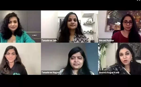 <p>Successful women entrepreneurs on a webinar at BTS-2022</p>