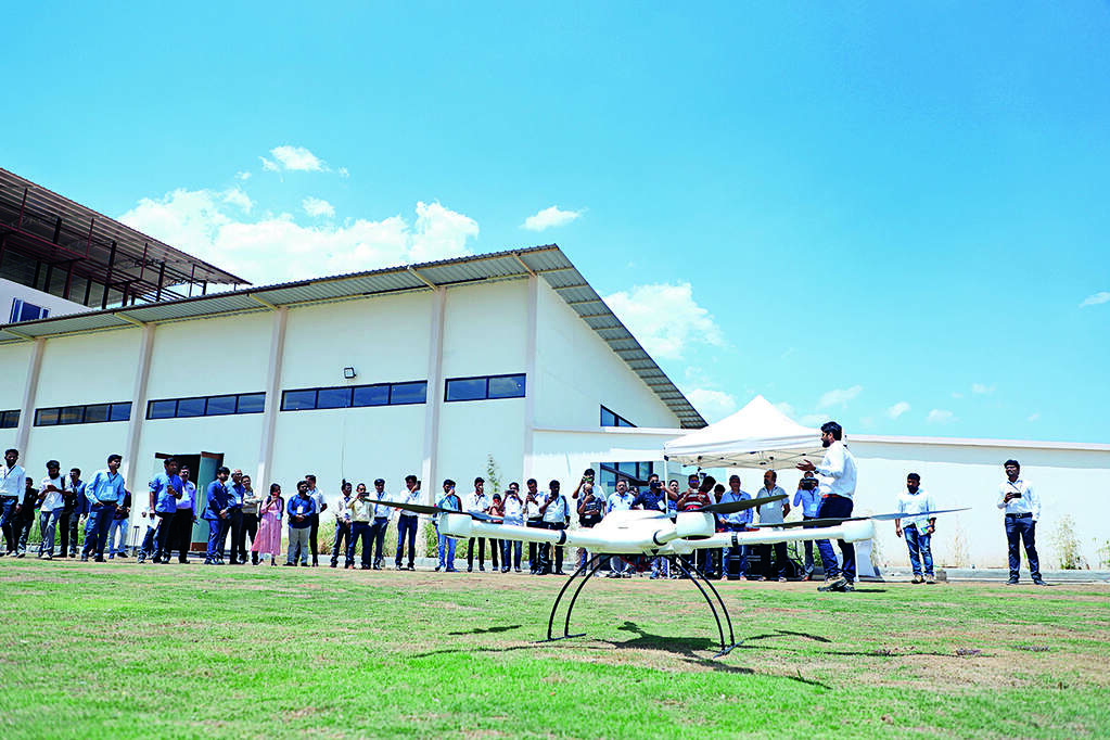 <p>Minister of electronics and information technology CN Ashwath Narayan, who participated virtually, said there is a target of establishing 50-60 companies working in drones and EV segment within next three years in Belagavi.</p>