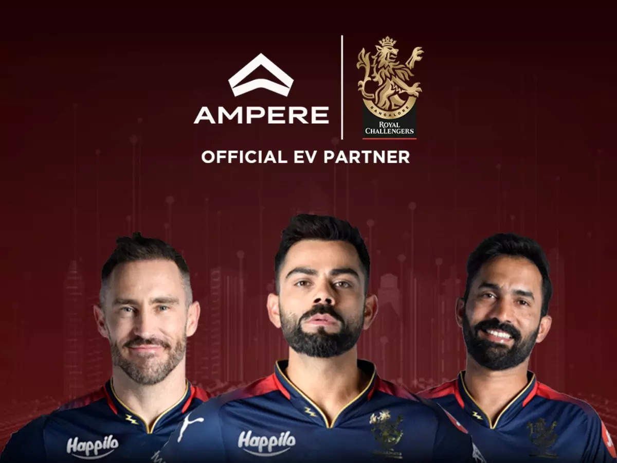 IPL 2023: Ampere collaborates with RCB as official EV partner, ET ...