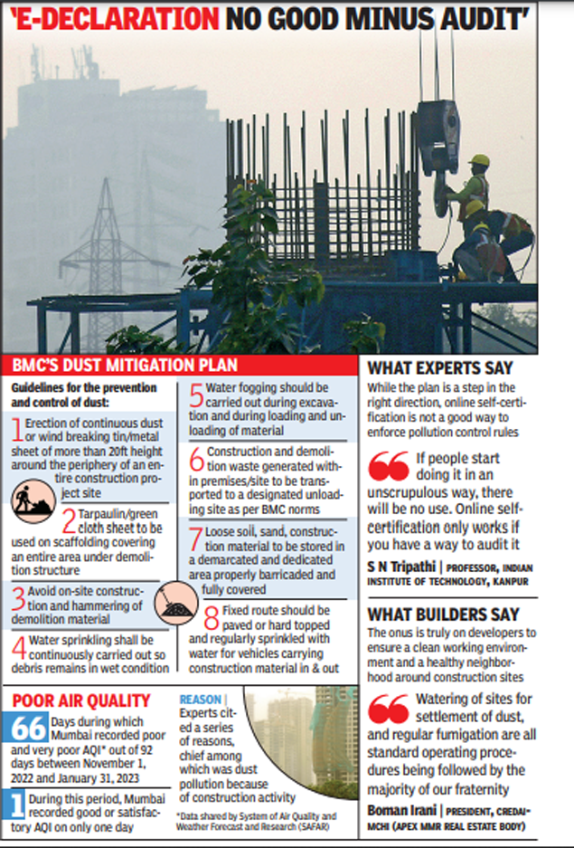 Mumbai: BMC's air pollution control plan rests on builder self-certification