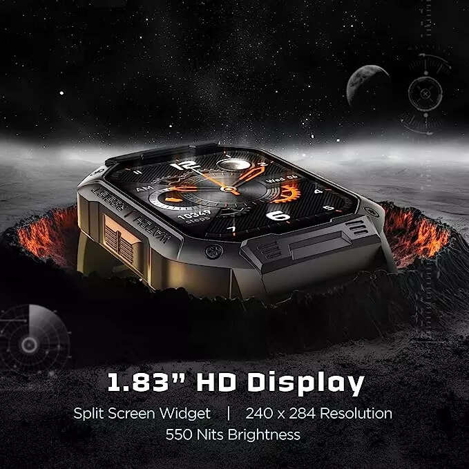 boAt launches Wave Armour smartwatch with Bluetooth calling at Rs 1,899