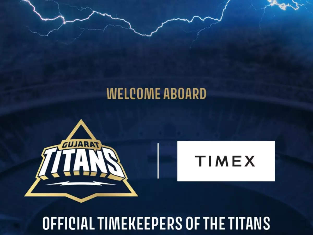 Ipl 2023 Timex becomes the official timekeeper of Gujarat Titans