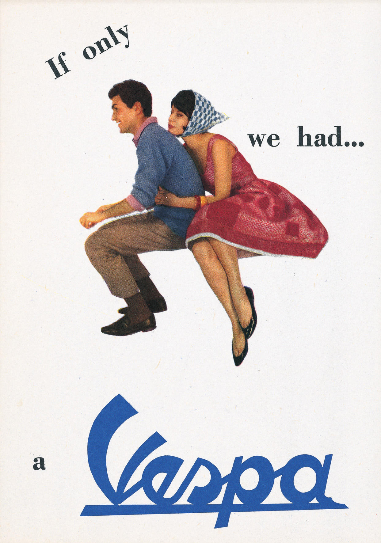 vintage vespa poster