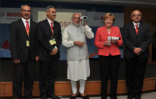 Narendra Modi and Angela Merkel visit Bosch facility in Bengaluru: In images