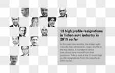 13 high profile resignations in Indian auto industry in 2015 so far