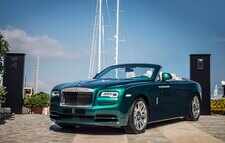 Take a Look at Rolls Royce's Emerald Embellished Dawn, Wraith