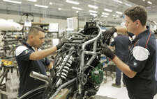 This is how a BMW motorcycle is manufactured