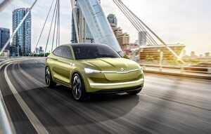 first look of skoda vision e released check them out here