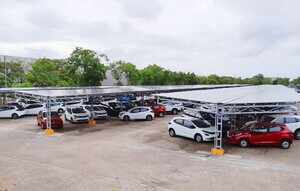 Tata Motors’ Pune car plant opens solar carport deployed by Tata Power