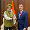 Union Minister Hardeep Singh Puri meets US Ambassador Sergio Gor; discusses "strengthening energy security"
