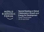 world economic forum s two day special meeting commences in riyadh