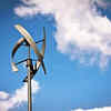 Vertical wind turbine lights up Trichy village community centre