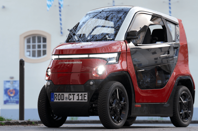 israeli startup displays tiny ev with width adjusting technology to be priced at usd 16k