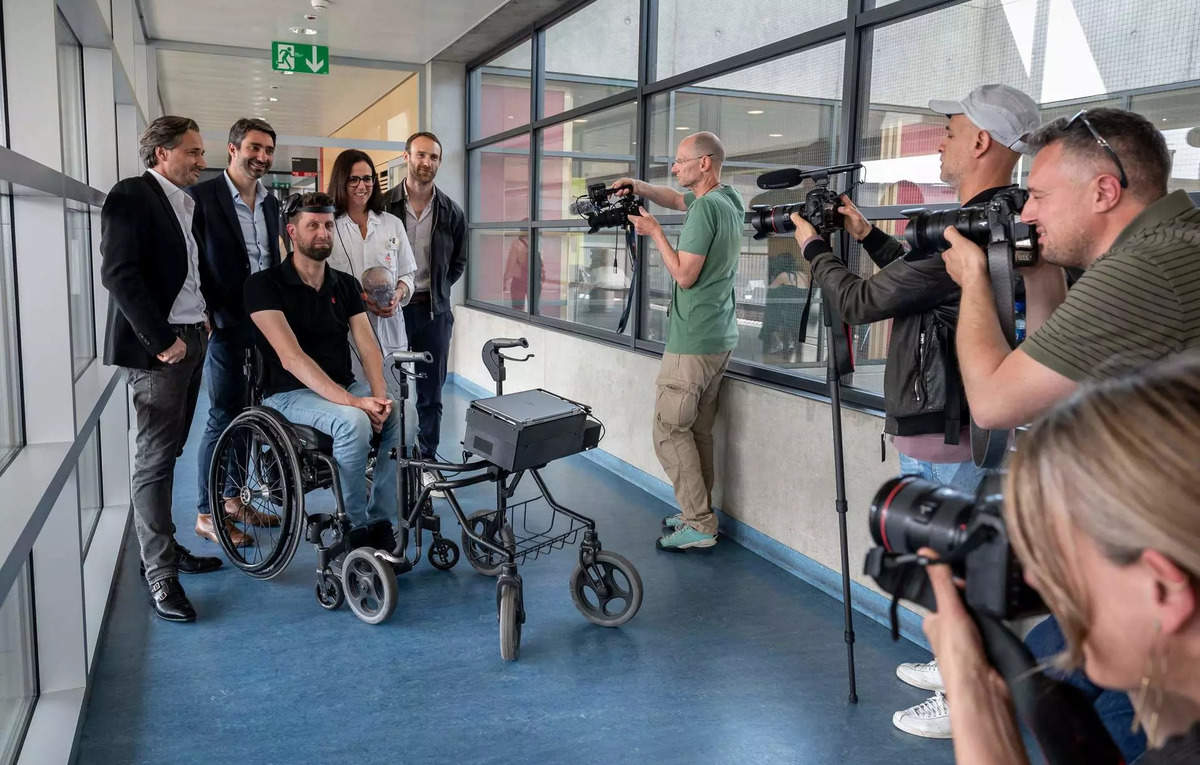 Paralysed man walks once more by way of thought-controlled implants – ET HealthWorld