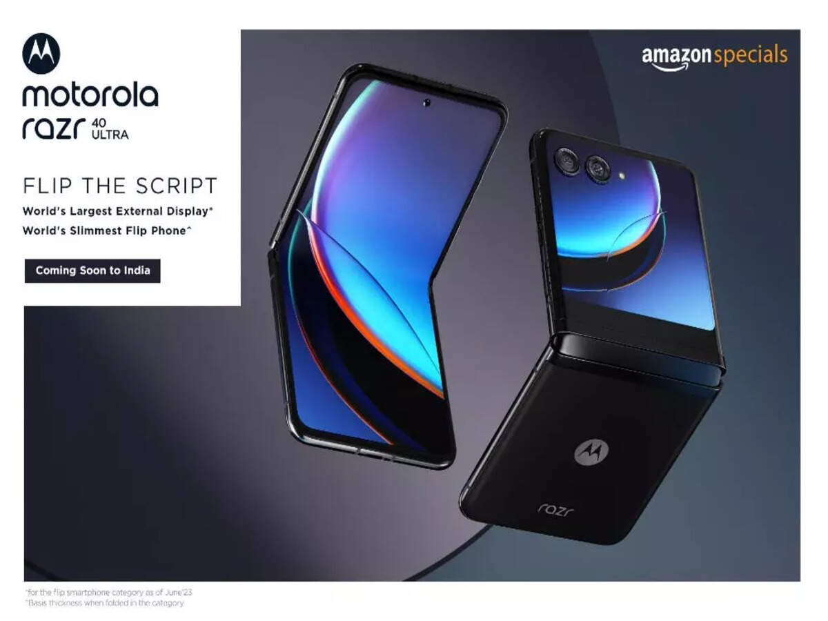Motorola Razr 40 In India: Motorola unveils flagship foldable Razr
