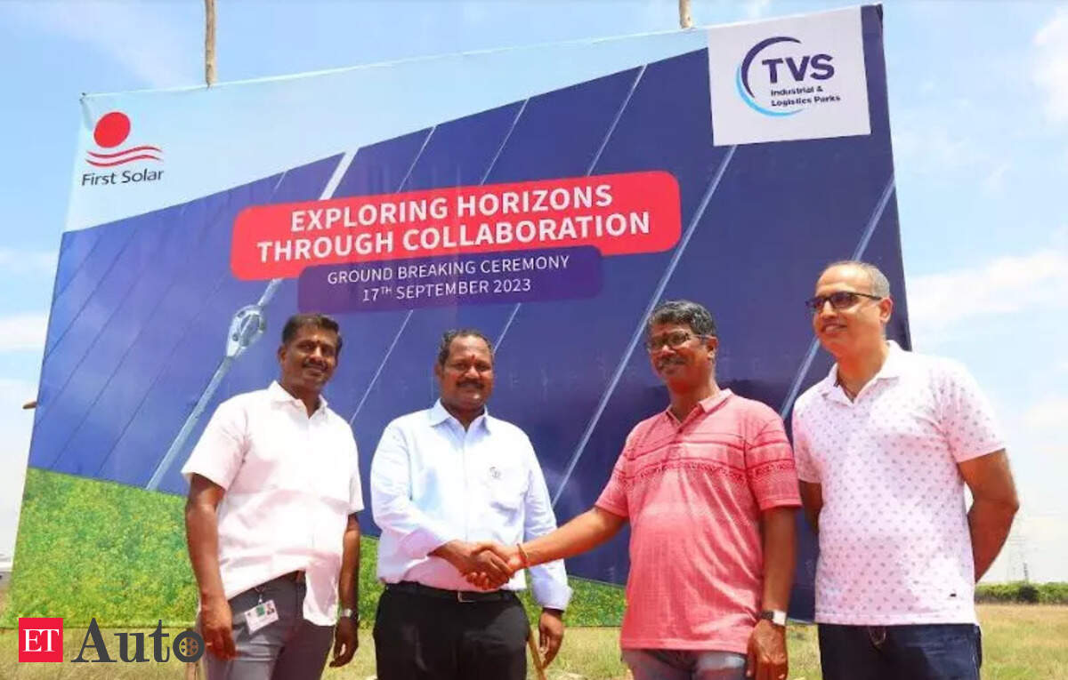 TVS Logistics Warehouse Chennai: TVS ILP performs ground-breaking ceremony for new state-of-the-art warehouse in Chennai, ET Auto - Vimarsana News