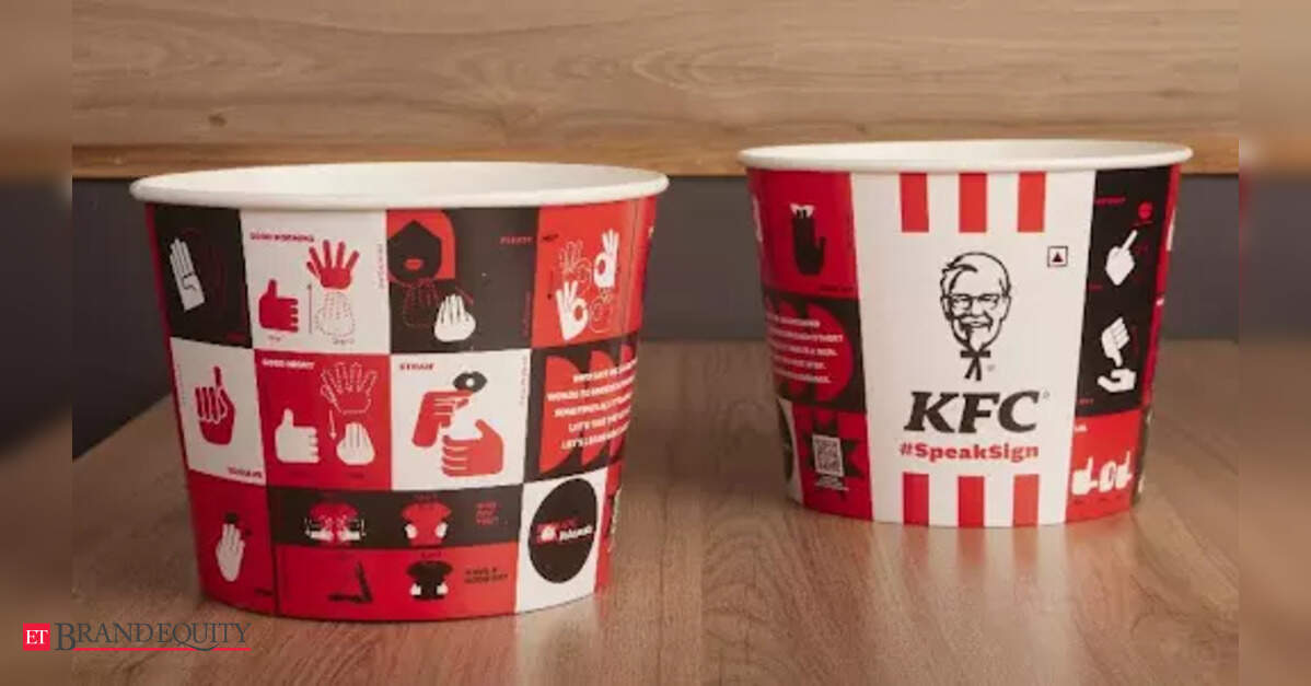 Kfc Bucket: KFC encourages Indians to ‘speak sign’ with its sign ...
