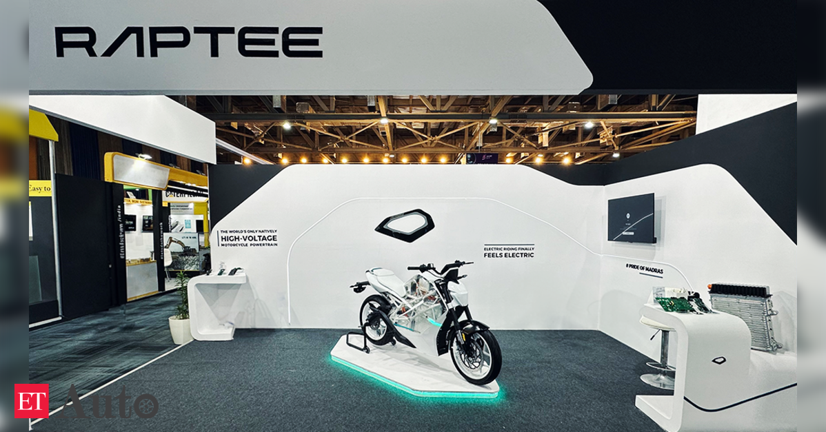 Raptee New Bike Launch: Raptee showcases high-voltage e-bike at Global ...