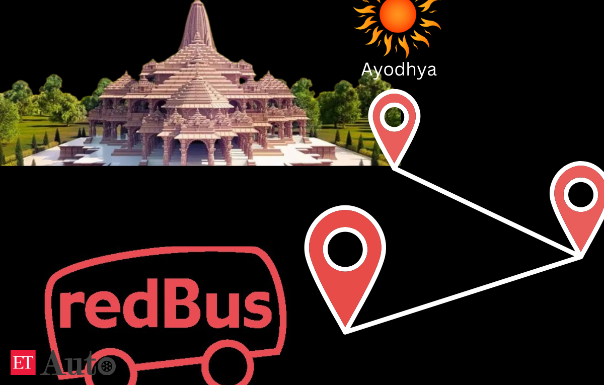 1.5 Lakh bus passengers can travel to Ayodhya per day: redBus – ET Auto