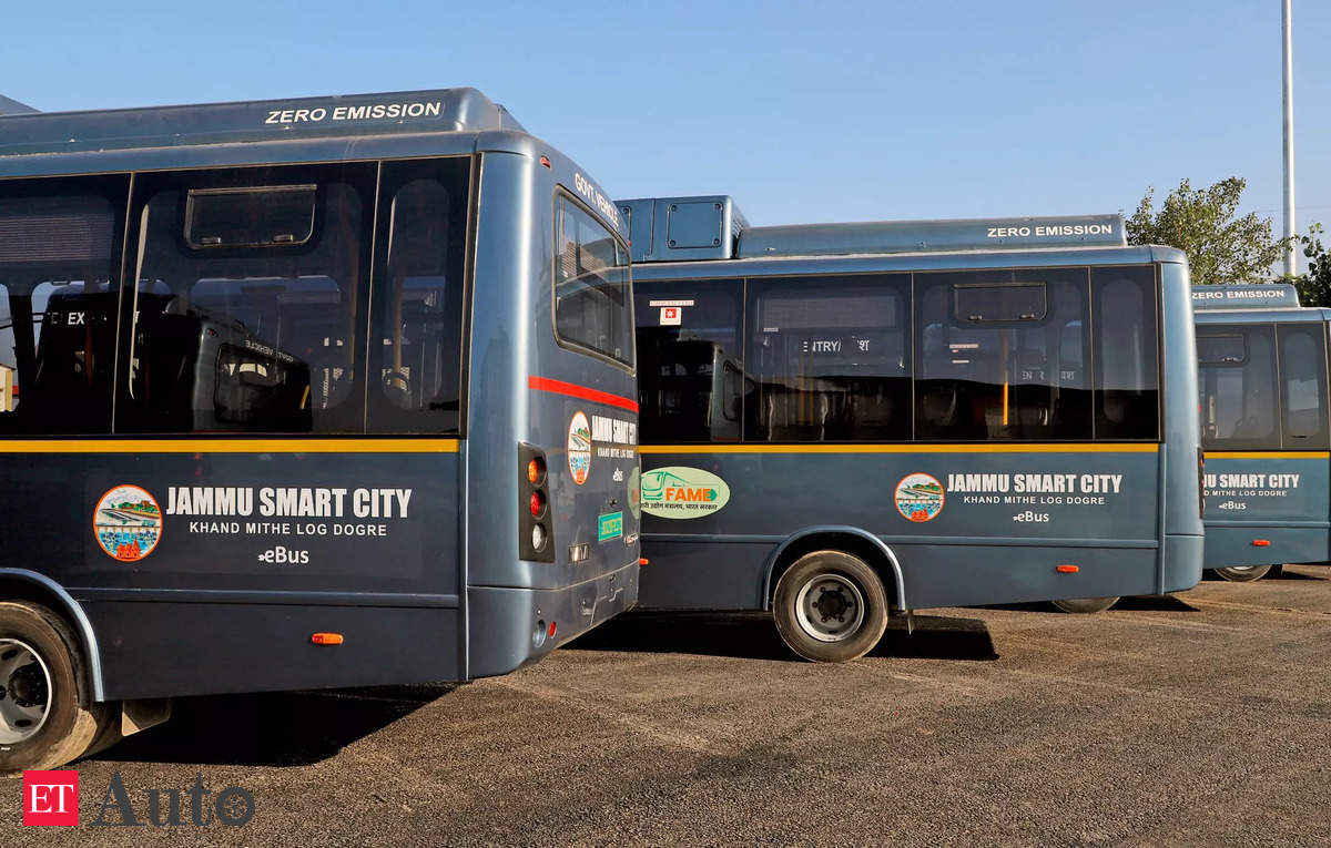 Home Minister Amit Shah launches e-bus service in Jammu via video conferencing – ET Auto