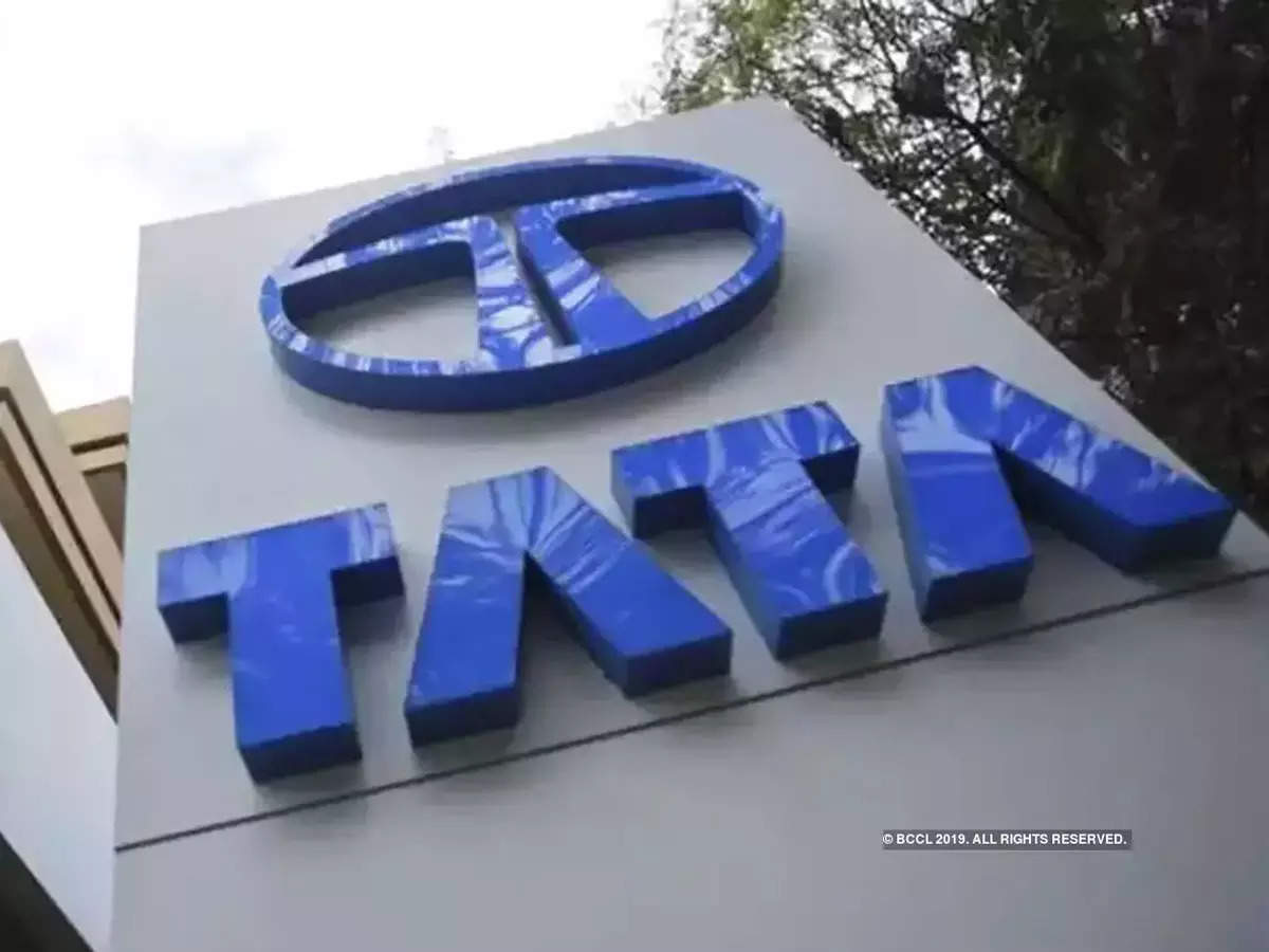 Mumbai, India. May 2, 2022. Editorial Use Only, 3D CGI. Tata Company  Signage Logo on Top of Glass Building. Workplace Vehicles Automaker Office  Headqu Stock Photo - Alamy