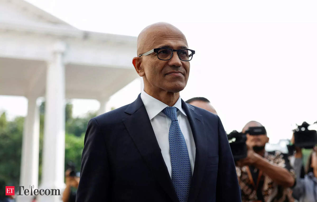 Microsoft CEO Pledges $1.7 Bn AI, Cloud Investment In Indonesia, ET Telecom