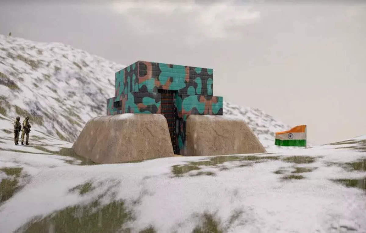 Bunker For Indian Army: R+D Studio makes modular sustainable bunker ...