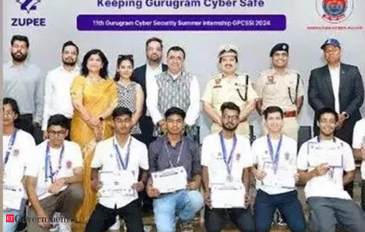 Gurugram Police Cyber Security Summer Internship program concludes – ET Government