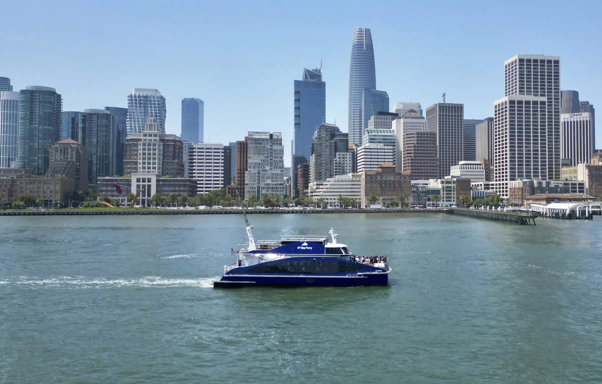 San Francisco Unveils World's First Hydrogen-Powered Ferry for Clean Water Transport