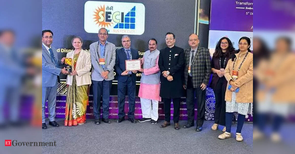 SECI wins 3rd PSU Transformation Award for 'Innovative Product ...