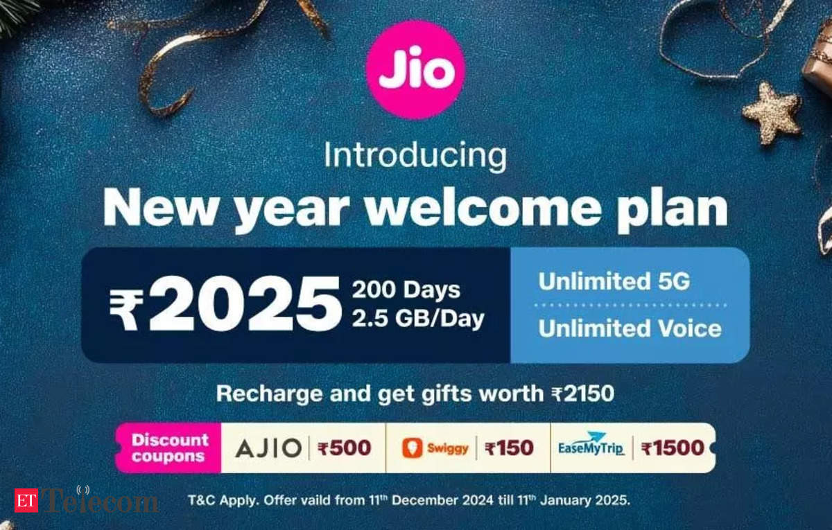 Reliance Jio Launches New Year Plan With Unlimited G Partner