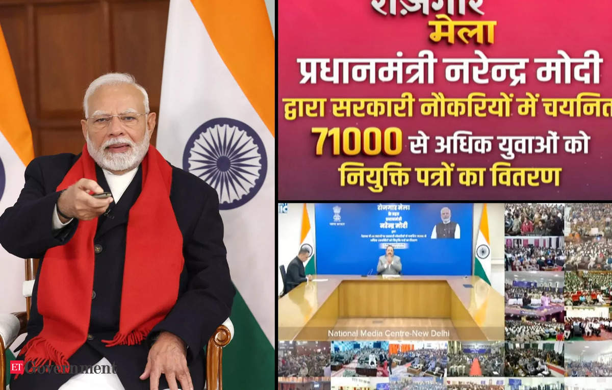 ‘मिशन मोड’ में लगभग 10 लाख सरकारी नौकरियाँ प्रदान की गईं: पीएम मोदी – ईटी सरकार