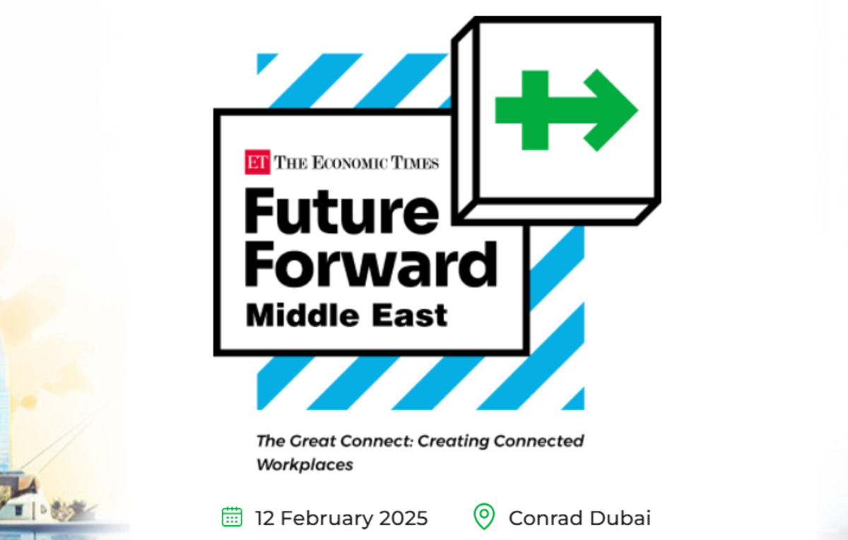 Announcing the agenda for The Economic Times Future Forward Middle East