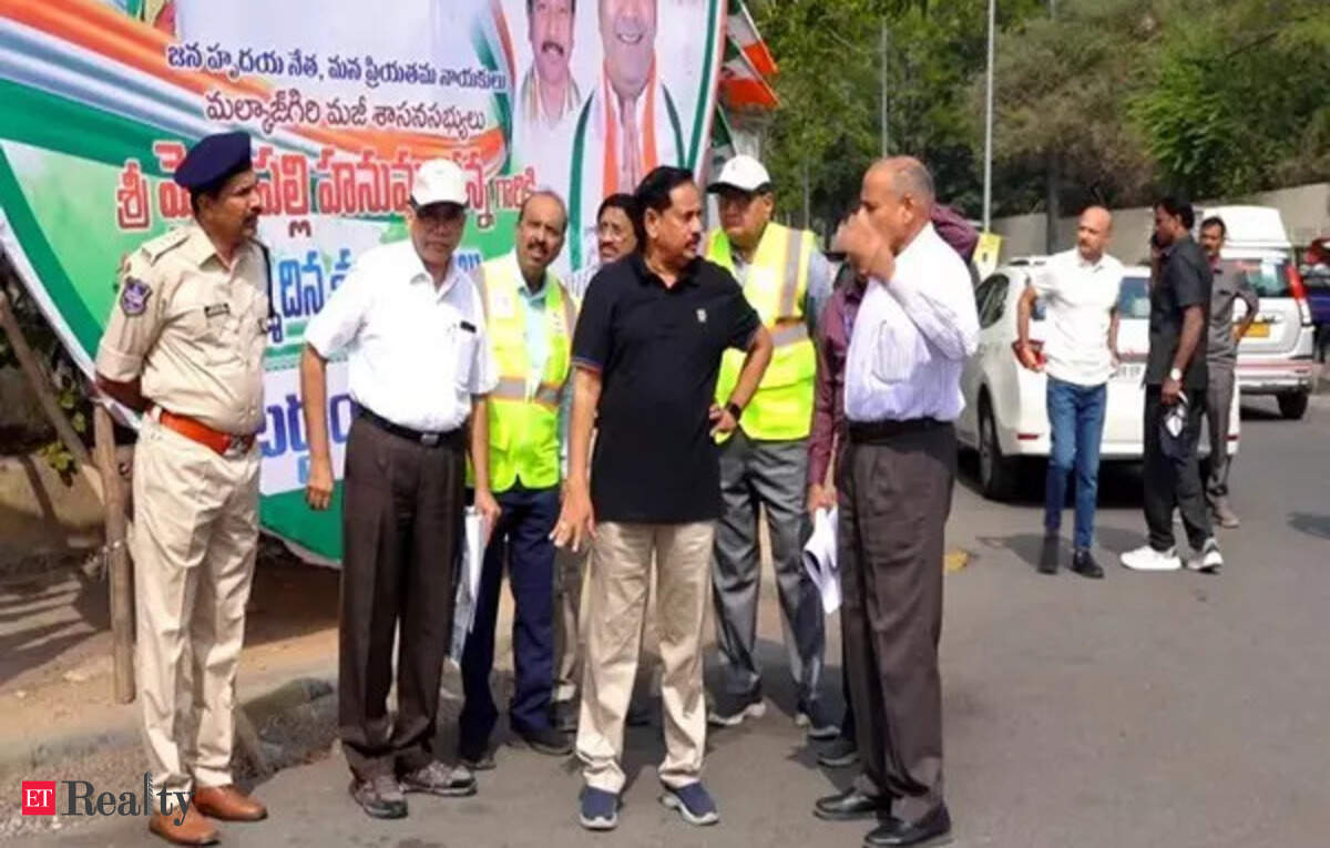 Hyderabad airport metro's MD inspects Medchal and Shamirpet metro rail ...