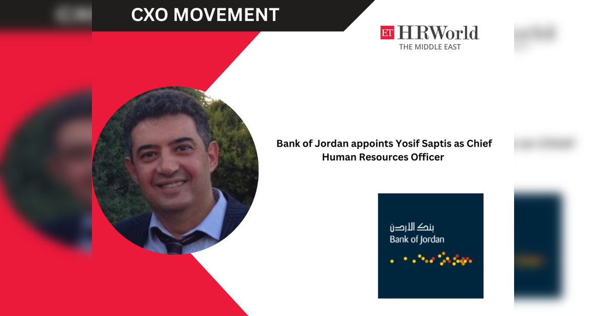 Bank of Jordan appoints Yosif Saptis as Chief Human Resources Officer