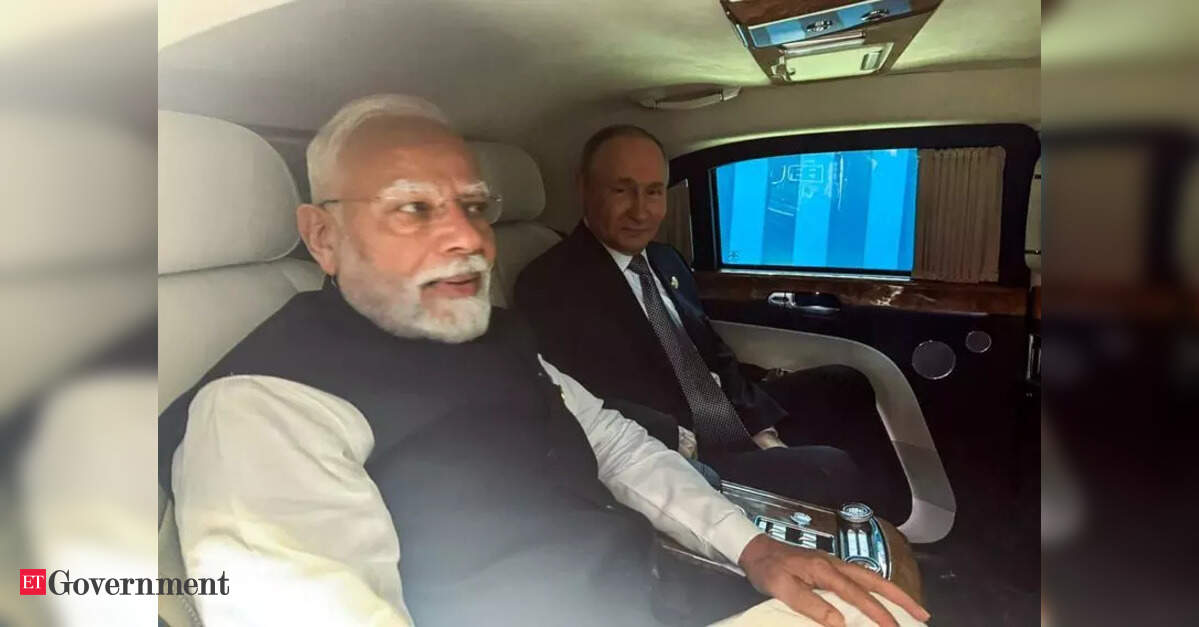 PM Modi, Russian President Vladimir Putin share limo For bilateral, chat in car for 45 minutes