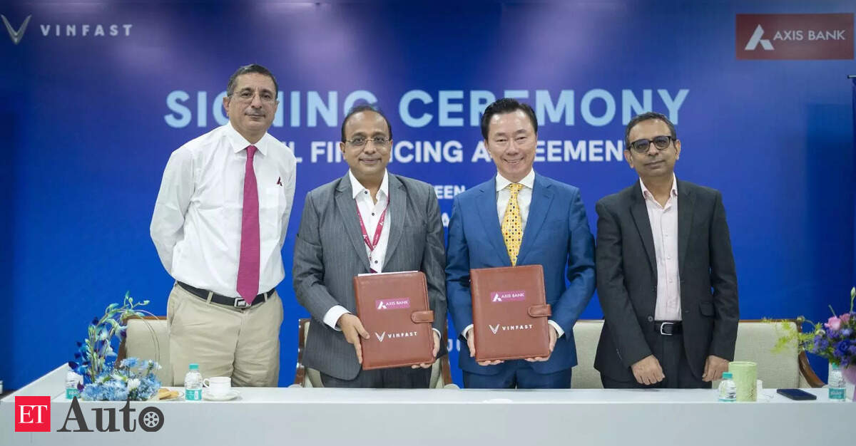 VinFast Auto India ties up with Axis Bank for ₹200 crore dealer, retail financing support