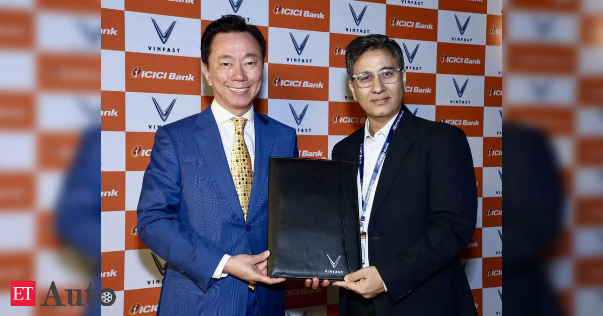 VinFast India, ICICI Bank ink MoU for EV, dealer financing