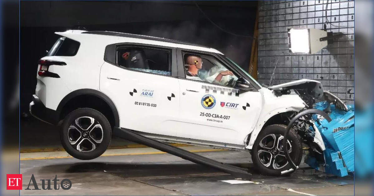 Citroen Aircross secures 5-star Bharat NCAP rating for adult safety
