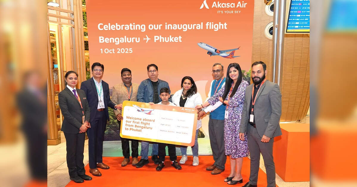 Akasa Air launches daily Bengaluru–Phuket flights to expand Thailand network