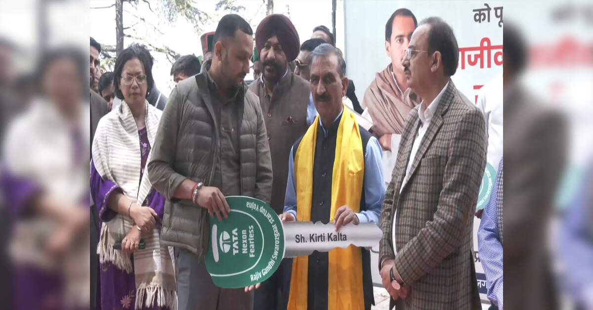 Himachal Pradesh CM Sukhu launches fleet of electric taxis under Self-Employment Start-Up Scheme
