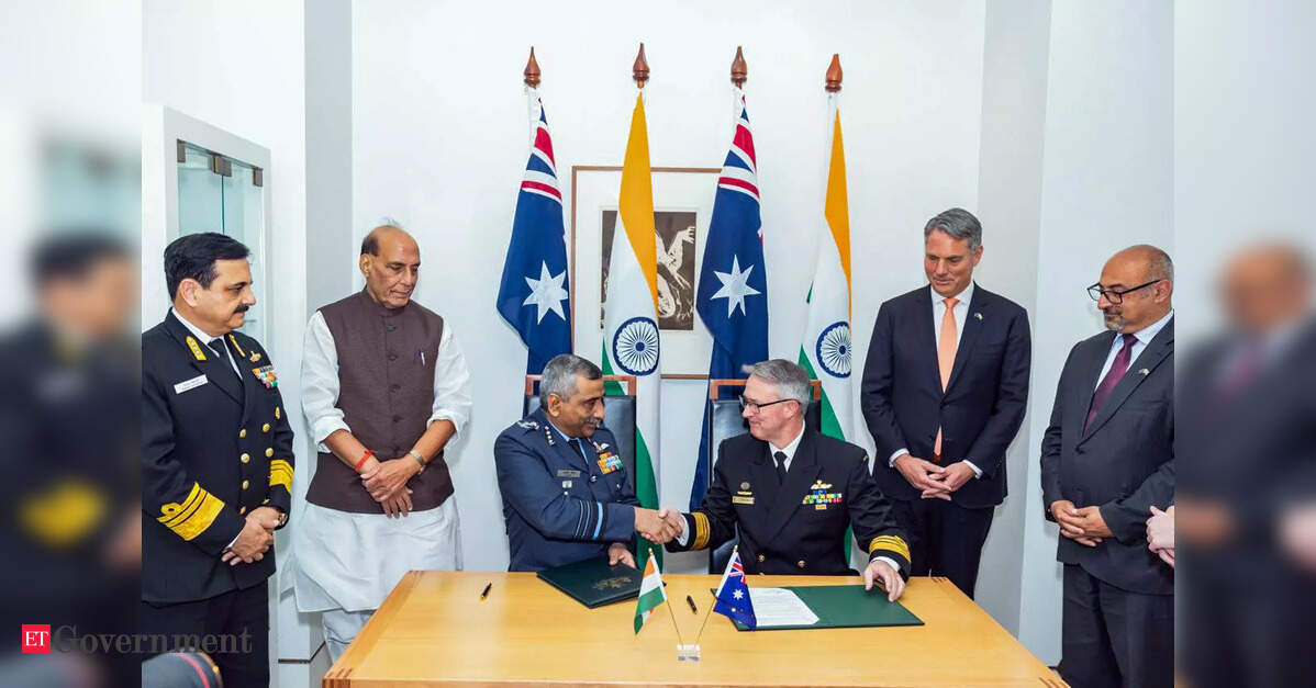 Rajnath Singh in Canberra: India & Australia forge deeper maritime alliance for Indo-Pacific order