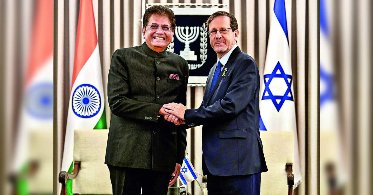 Israel wants Indian firms to 'bid aggressively' for $50 billion metro project: Piyush Goyal